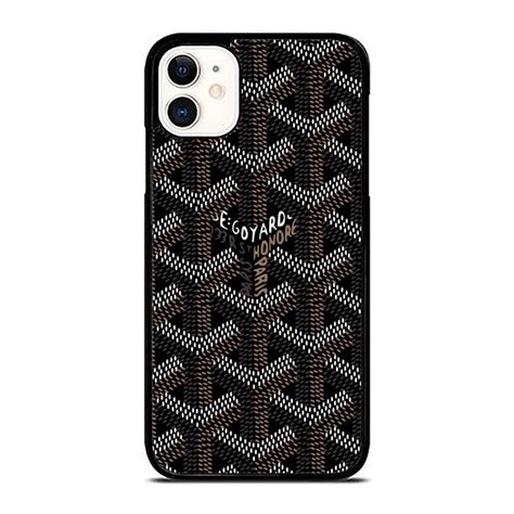 blk noir goyard iphone case